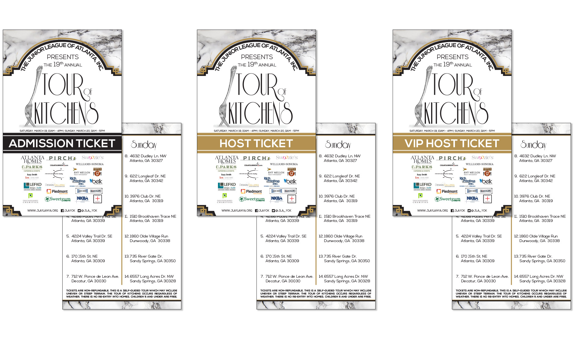 Tour of Kitchens tickets