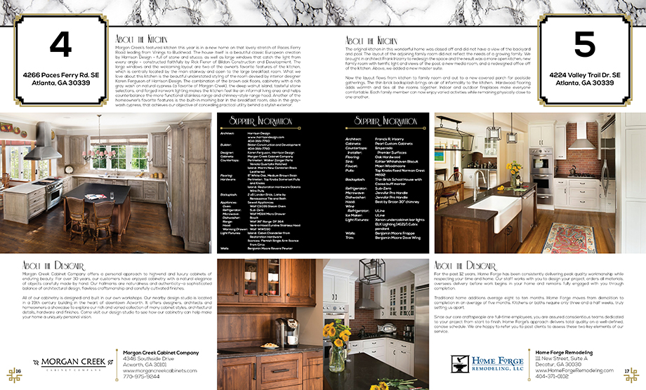 Tour of Kitchens - Kitchens 4 and 5