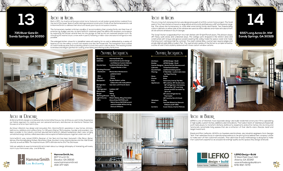 Tour of Kitchens - Kitchens 13 and 14