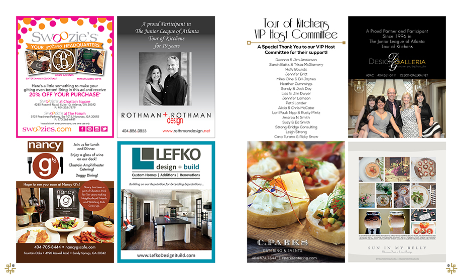 Tour of Kitchens ads